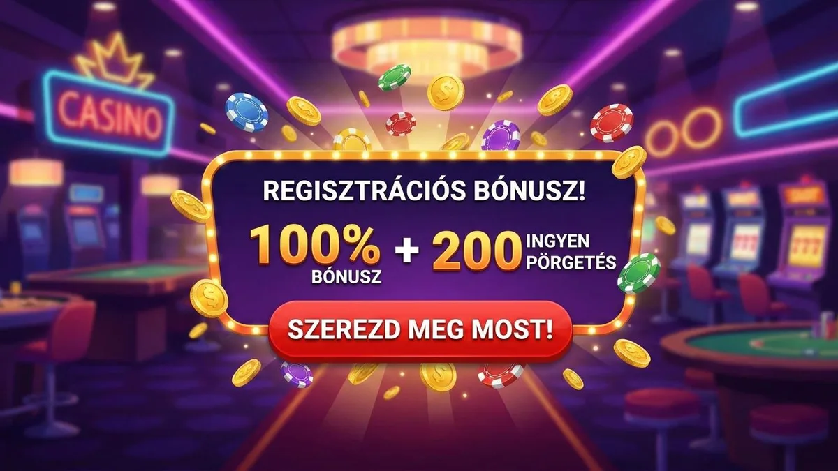 Regisztráció bónusszal