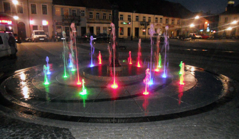 Instalace fontán, veřejné fontány