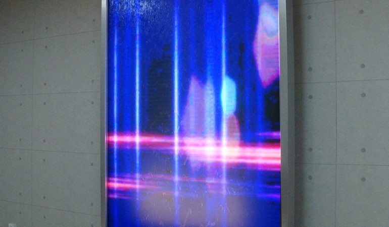 LCD-TV-Video Wasserwand