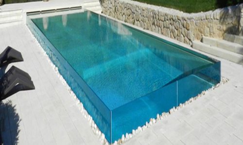 DS®Acrylglas Swimming Pool GS Vollblock Material
