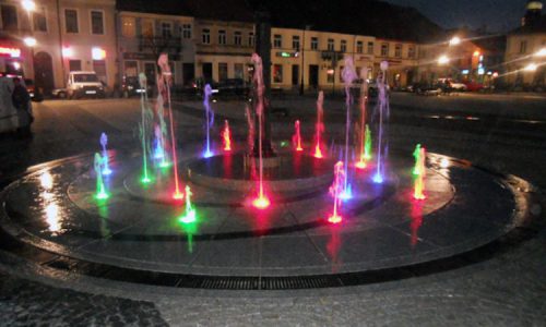Instalace fontán, veřejné fontány