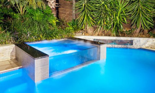 swimming pools mit DS Acrylglas scheibe